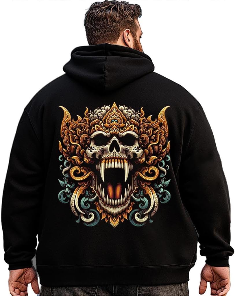 Big and Tall Men Hoodie Plus Size Hooded Sweatshirt for Men, Oversized Fleece Hoodie H2 5KP8 G11P
