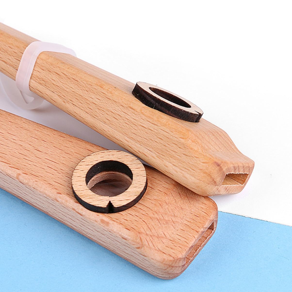 Holz Kazoo Instrument für Erwachsene, Leicht zu Spielen, Tragbar
