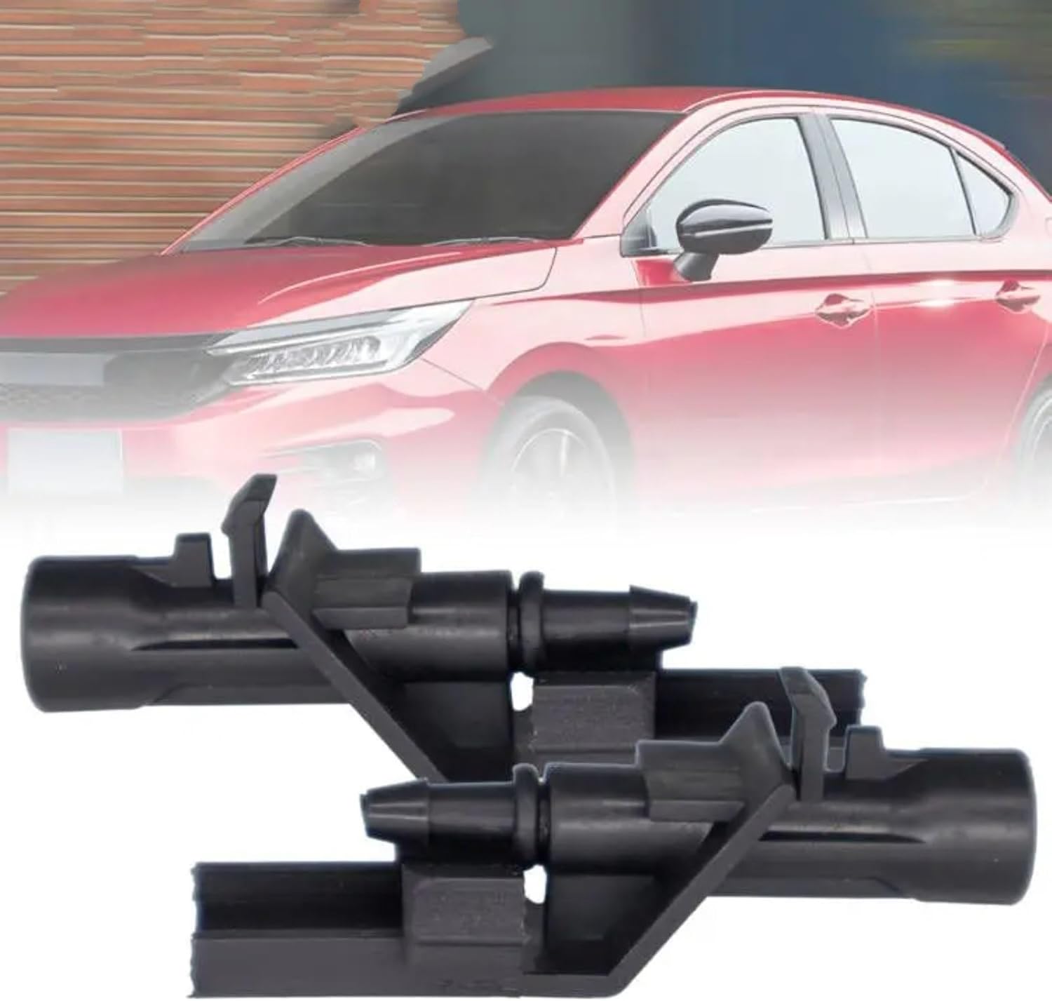 Compatible with CR-V 2012 2013 2014 2015 2016 for HR-V 2016 2017 2018 2019 2020 2021 Car Wiper Windshield Washer Water Nozzle Spray 76810-TP6-A01 Windshield Washer Nozzles