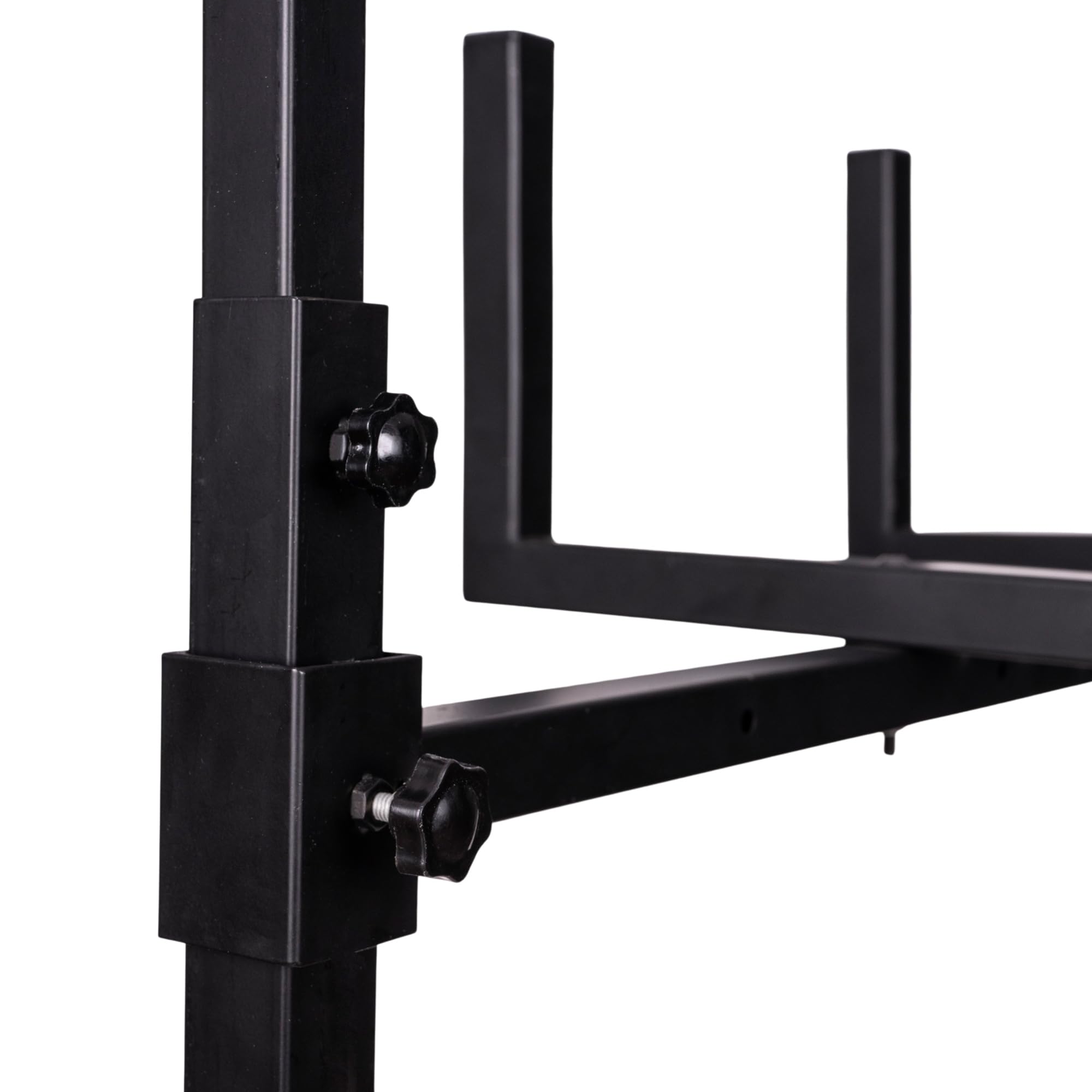 YAK Archery Universal Zielscheibenständer – Vielseitig, Höhenverstellbar, Passend 80x80, 60x60 cm Zielscheiben und Schießsäcke, Leicht & Stabil, Pulverbeschichtetes Aluminium