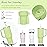 Stanley Silicone Accessories Set - 6 Pcs Spill Proof Stopper, 2 Straw Covers, 1 Silicone Boot for 40oz & 30oz Tumbler (Citron)