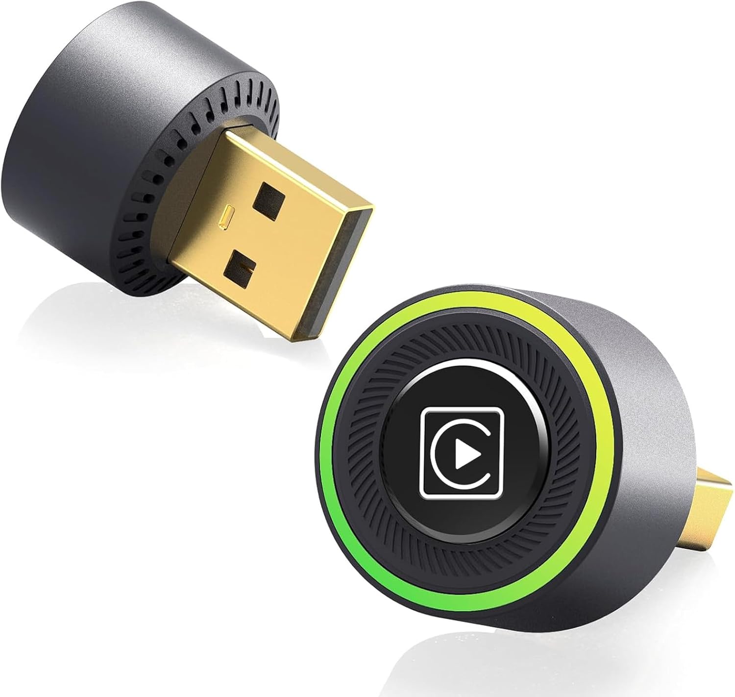 Mini Wireless CarPlay Adapter for Apple iPhone - Upgrade Wired CarPlay to Wireless, One-Tap Multi-User Switch, Plug & Play, Fast Auto-Connect (iOS 10+) 1 Pcs