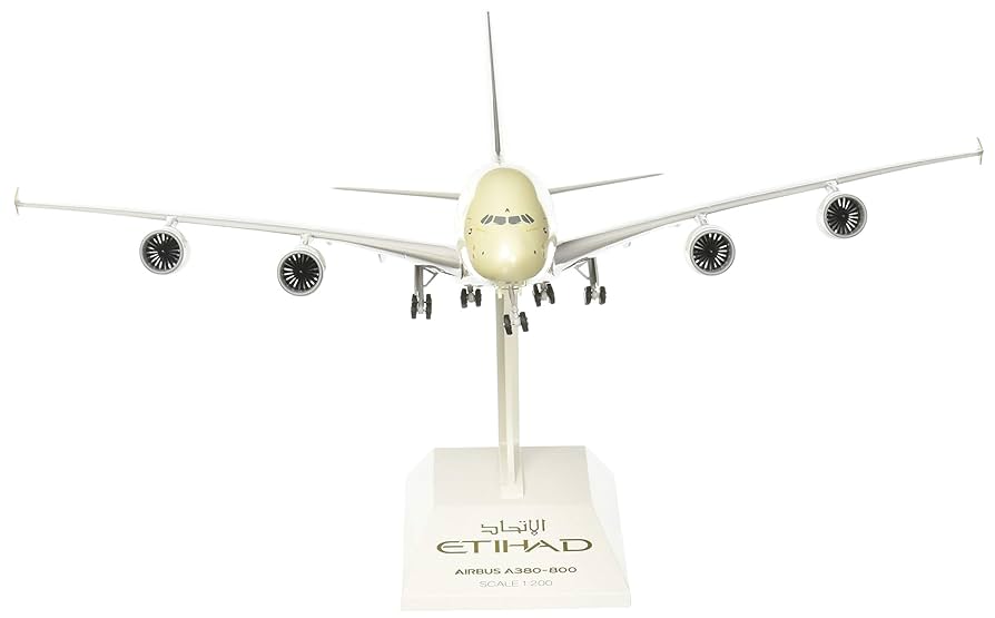Amazon | SKY MARKS 1/200 A380-800 エティハド航空 ギア付 完成