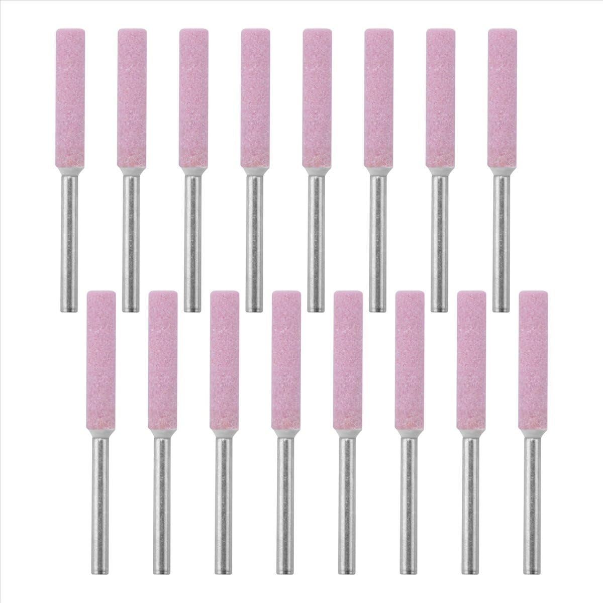 BPQiang 16Pcs Chainsaw Sharpener Grinding Stones 4.8mm Sharpening Tool Burr Chain Saw Grindstone File Replacement Tools