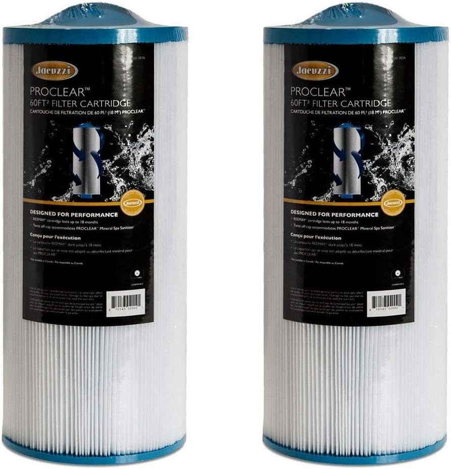 Jacuzzi 6000383 Filter, 60 Sq Ft, J300 Series 2002+ (2