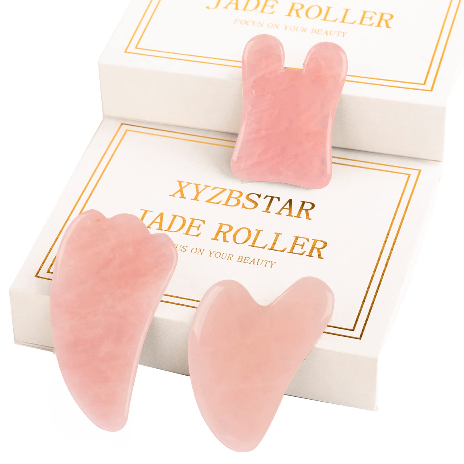 Amazon.com: XYZBSTAR Gua Sha Facial Tools Set of 3 Guasha Massage