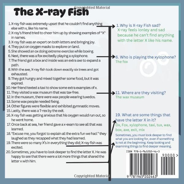 The X-Ray Fish (Alphabet A-Z Feelings Series: Engaged Reading Publishing) - Image 2