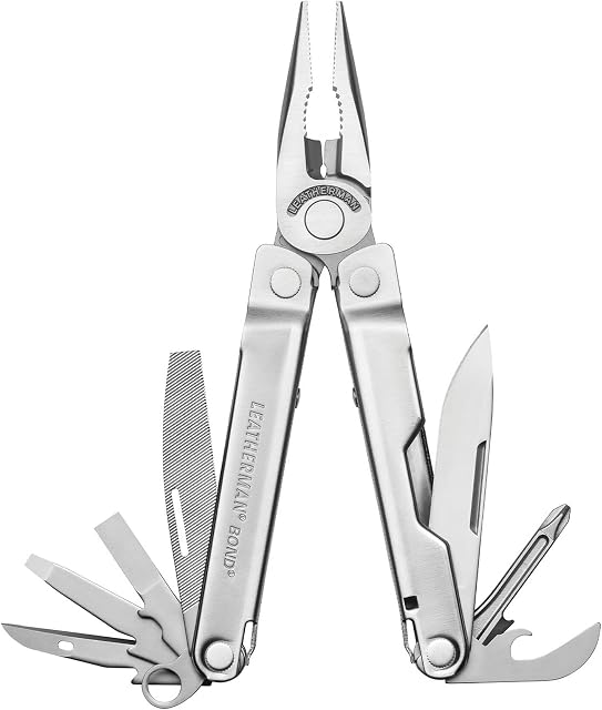 Leatherman Bond - Multi-Tool with 14 Individual Tools, Good for Outdoor/Camping Use, Stainless Steel, Made in The USA