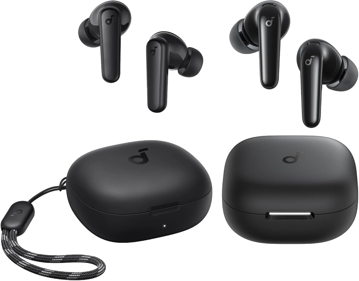 de Anker P20i Auriculares True Wireless P31i de Anker, cancelación de ruido adaptativa en tiempo real, sonido de alta resolución, traducción, tiempo de reproducción de 50 HORAS, auriculares Bluetooth