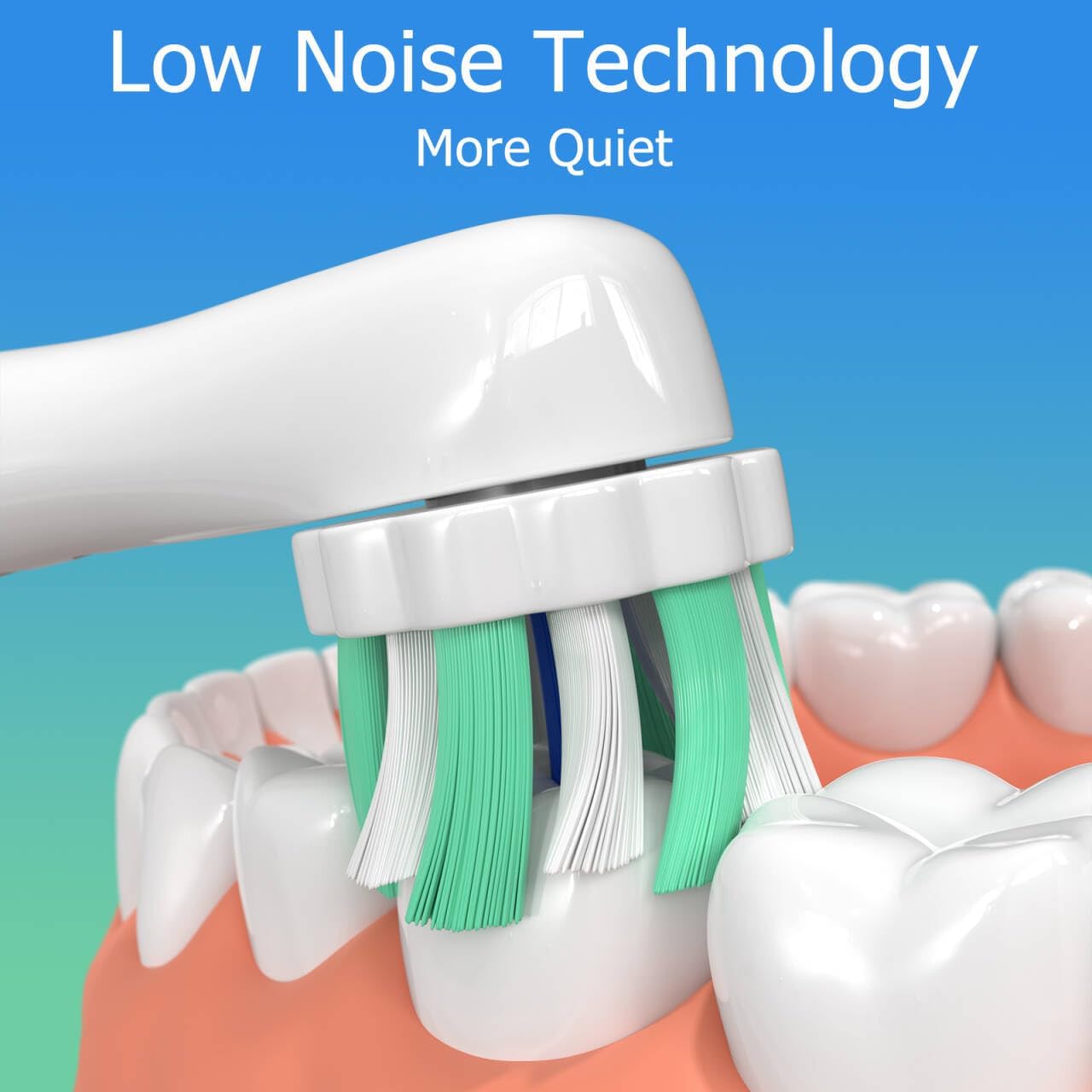 8PCS iO Replacement Heads Compatible with Oral b iO 2/3/4/5/6/7/8/9/10 Series Electric Toothbrushes, Medium Softness, Sensitive Gums Care, White