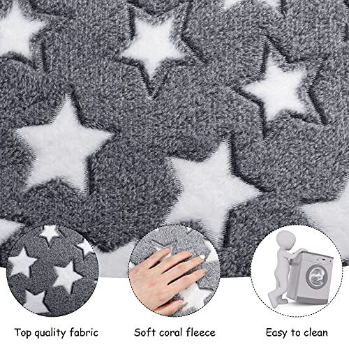 4 Pieces Rabbit Guinea Pig Bed Mats Soft Plush Bunny Pad Mats Small Animal Dog Cat Bed Dog Crate Kennel Pad Mat Hamster Cozy Dog Bed Mat For Small Animal (Big Twinkle, 10 X 11 Inch) #TOP2
