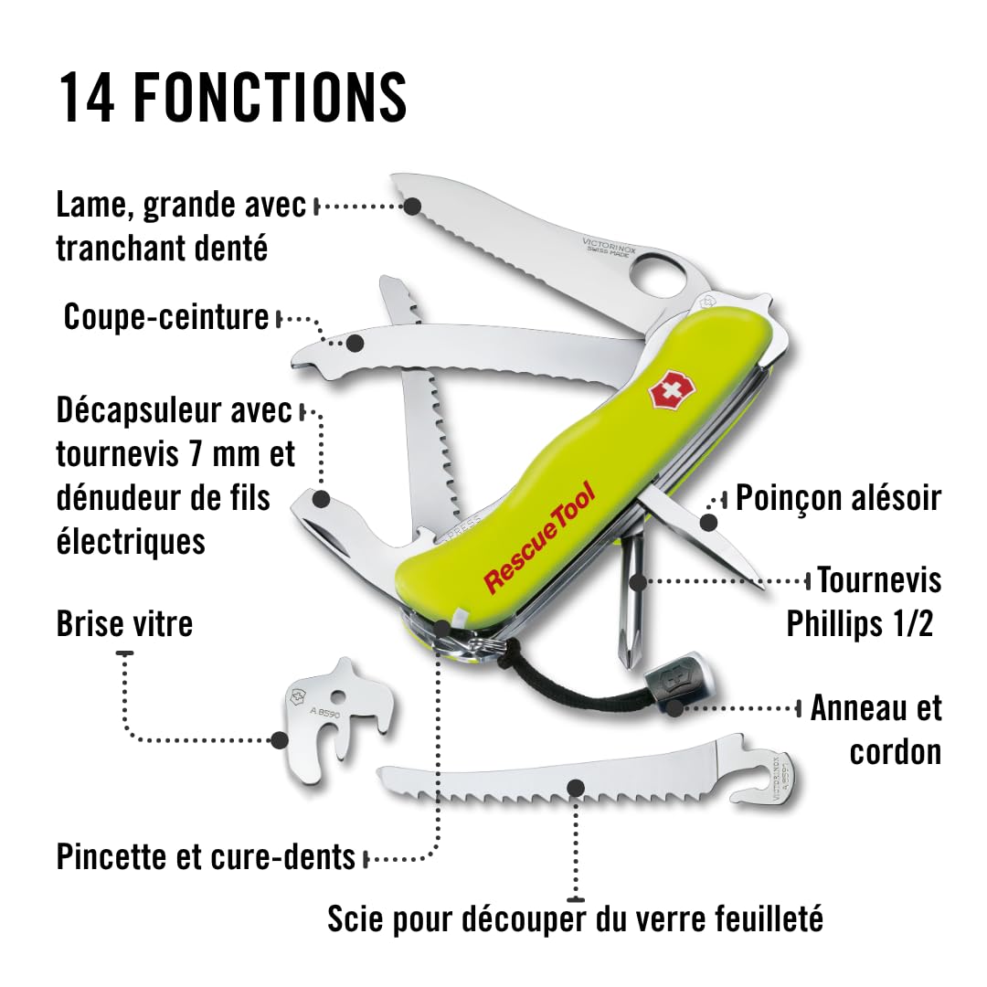 Victorinox - Couteau Rescue 9 P
