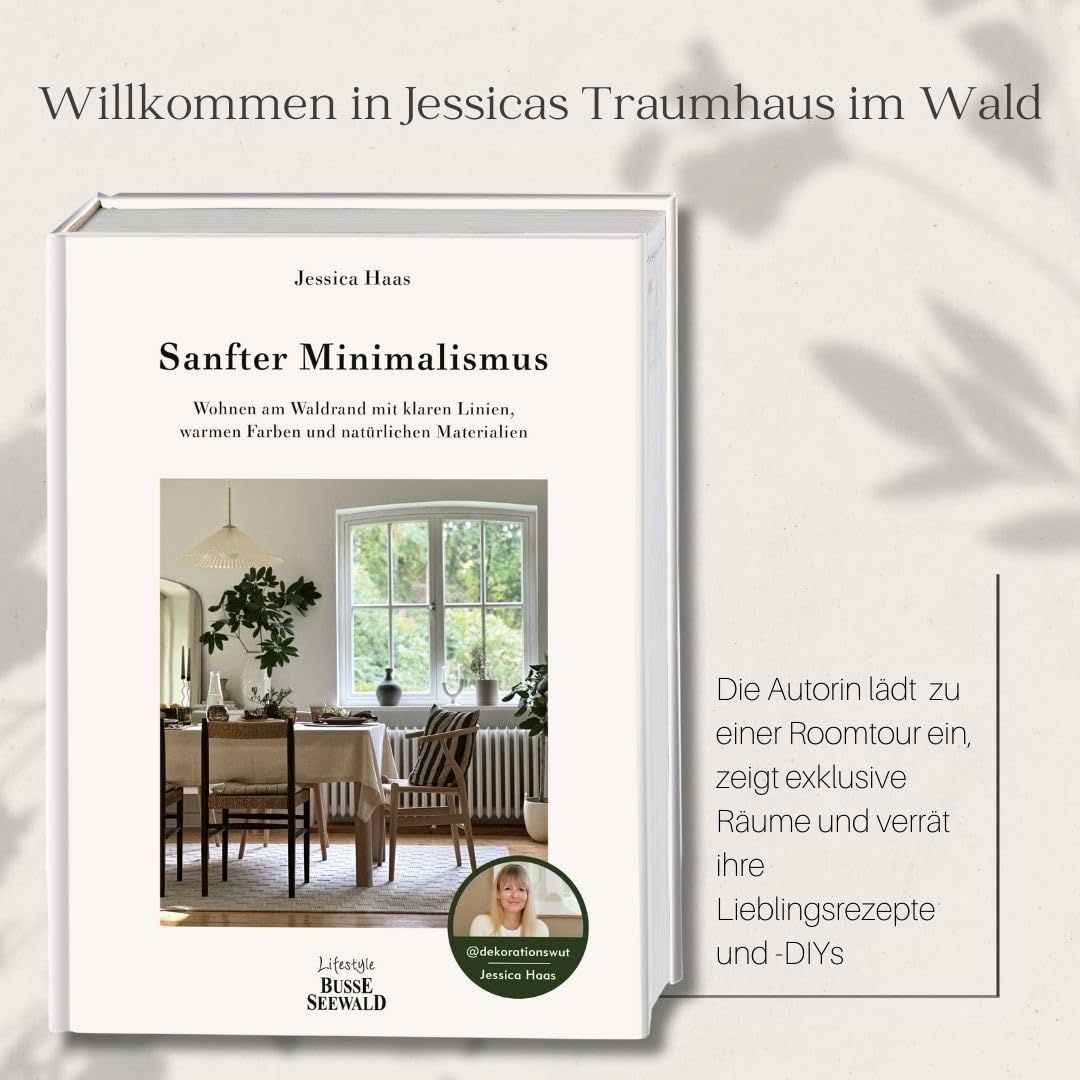 Sanfter Minimalismus. Wohnen am Waldrand mit klaren Linien, warmen Farben und natürlichen Materialien: Von Jessica aka @dekorationswut