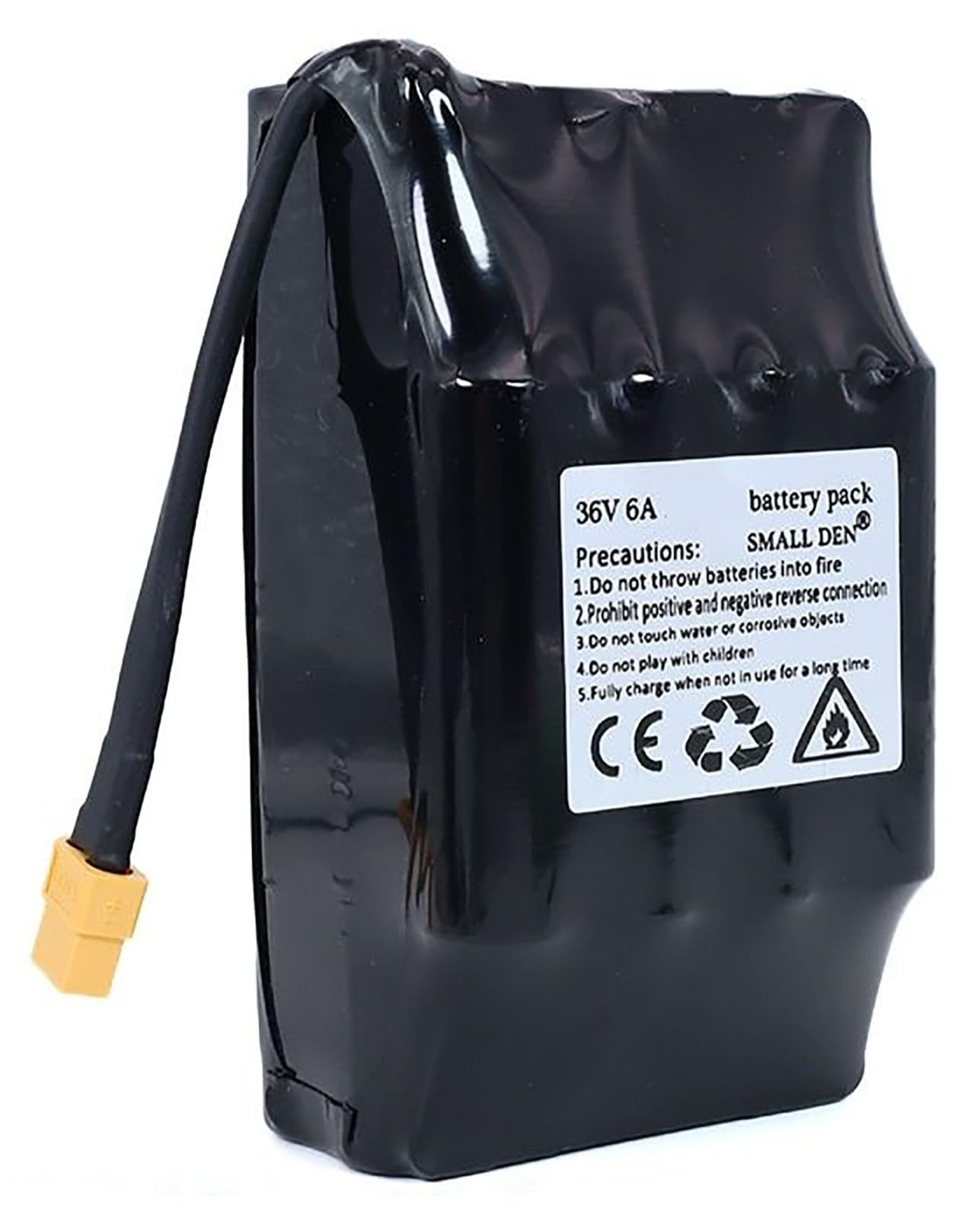 36V 6Ah Ebike Battery Replacement Battery 36V 6000Mah 10S2P Hoverboard Batteries Waterproof Electric Bike Battery with BMS 36V 6AH,XT60
