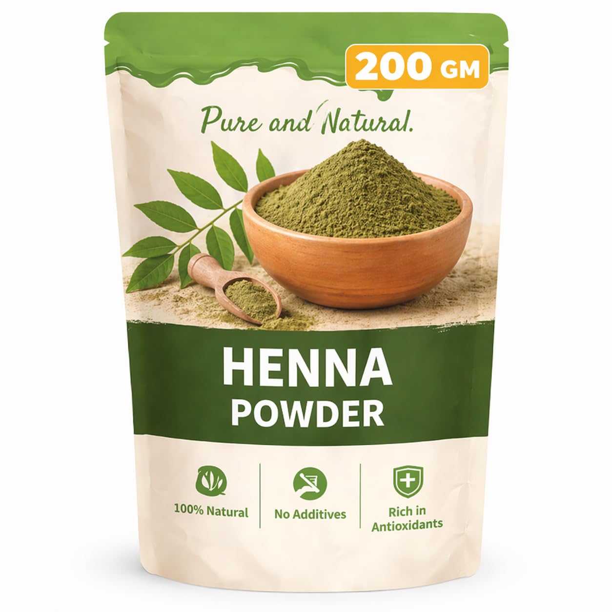Organic Henna Powder for Hair 200g | Natural Rajasthani Mehndi for Hair Growth & Conditioning | Herbal Mehandi Powder for Hair Coloring, Dandruff Control & Scalp Care | 100% Pure Hena Powder-picture-18