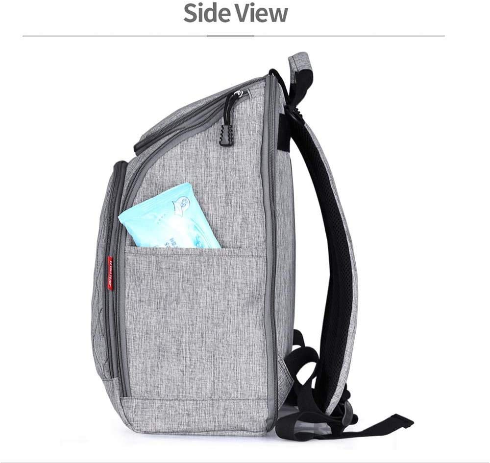 Borsa Per La Mamma Borsa Per Il Cambio Del Pannolino Per Neonati Zaino Per Passeggino Per Neonati Di Grande Capacità Per Maternità (Blu)