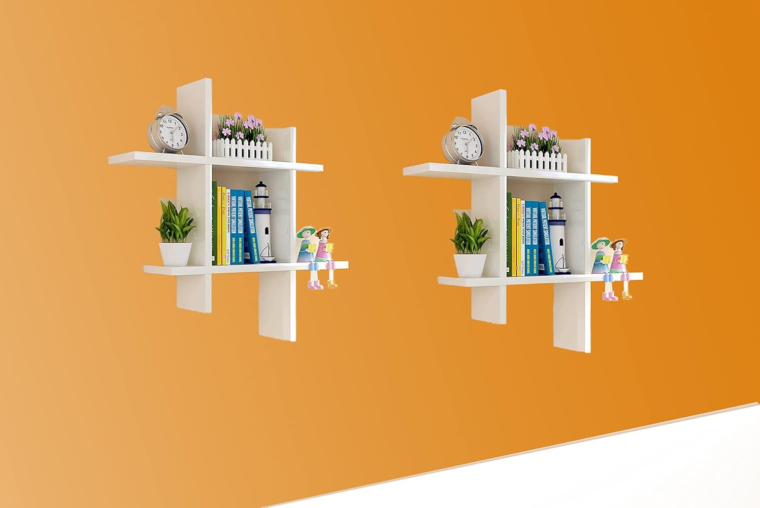 Dime Store Wall Mount Floating Wall Shelves Rack for Living Room Wall