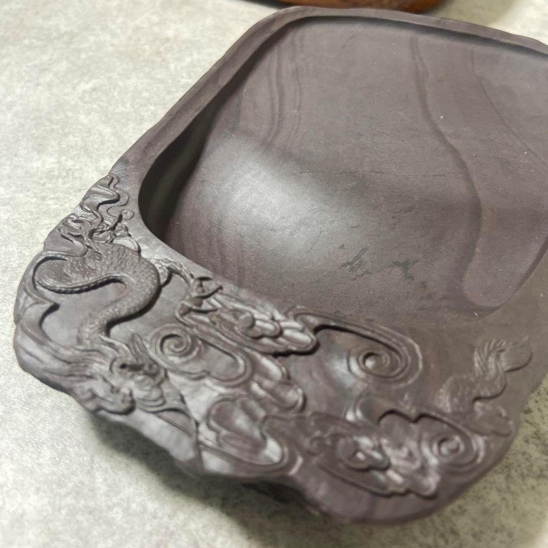 中国端渓古硯書道