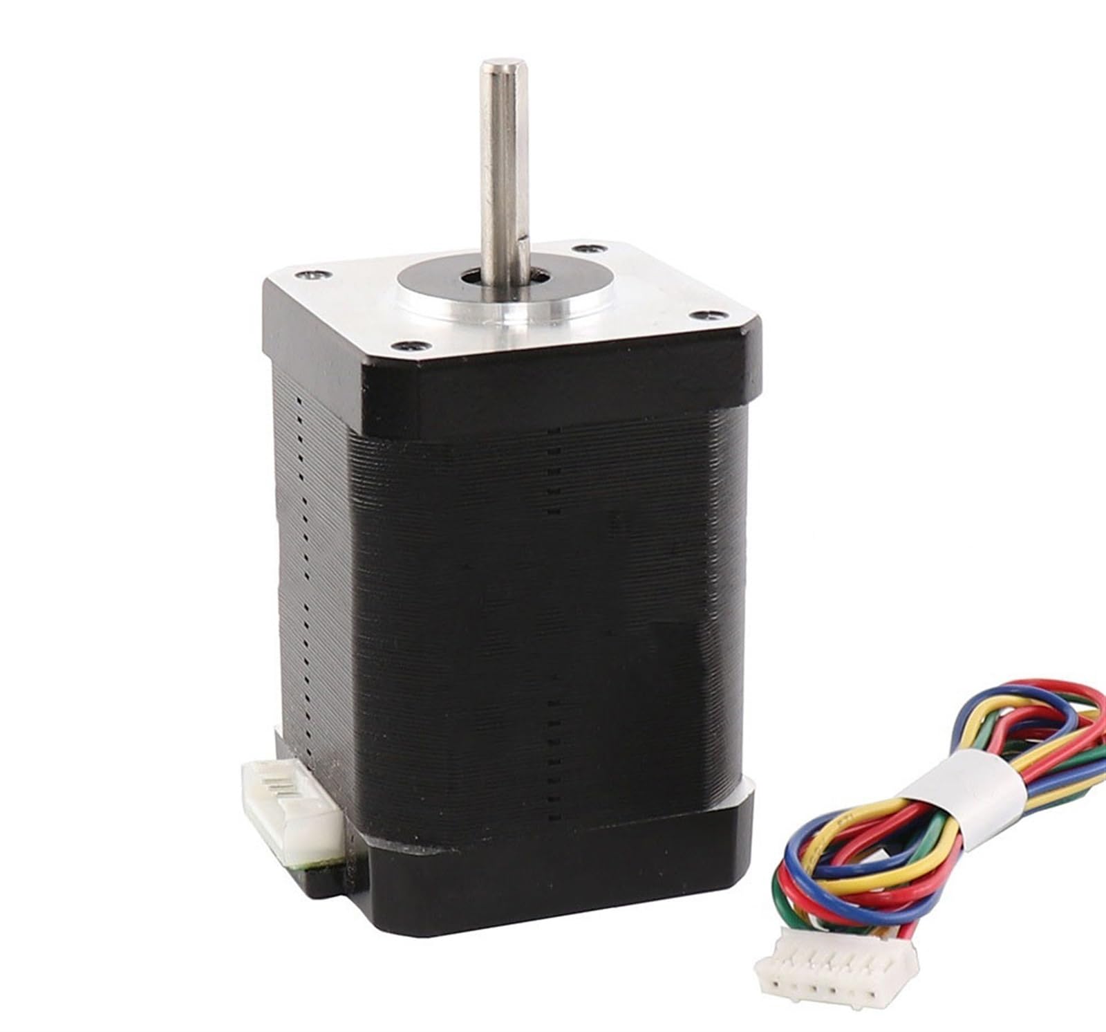 GTPBAO sterownik sterownika 3 szt. Nema 17 silnik krokowy 1,8 stopnia 1,7 A 70 N.cm 42-stopniowy silnik 2-fazowy 4 przewody 42 x 60 mm hybrydowy silnik krokowy 1 metr kabel maszyna CNC