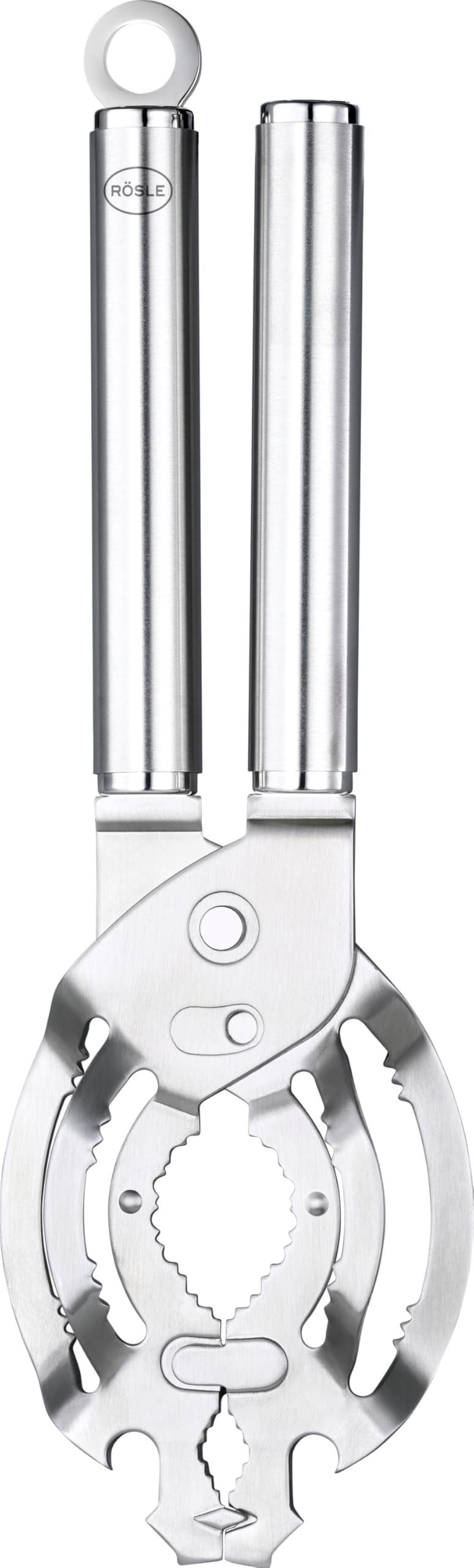 RÖSLE Stainless Steel Screw Jars Bottle Opener Bottle Opener with Hanging Loop Silver