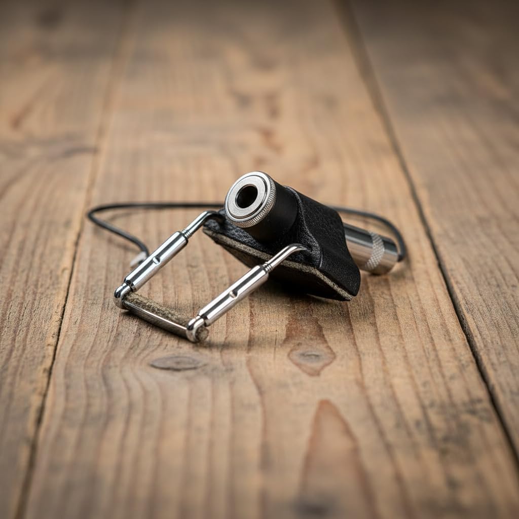 Fishman V-200 Classic Series Professional Violin Pickup Bundle with 10 Ft Gearlux Instrument/Guitar Cable and Austin Bazaar Polishing Cloth