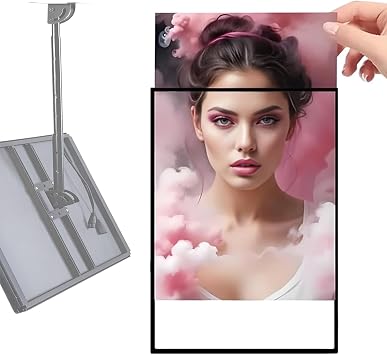LED Advertising Light Box - Ultra Slim Frame Poster Display Illuminated Backlit Menu Board Movie Takeaway Shop Sign Holder - Picture Frame Menu Board Sign HorizontalScreen-4050cm