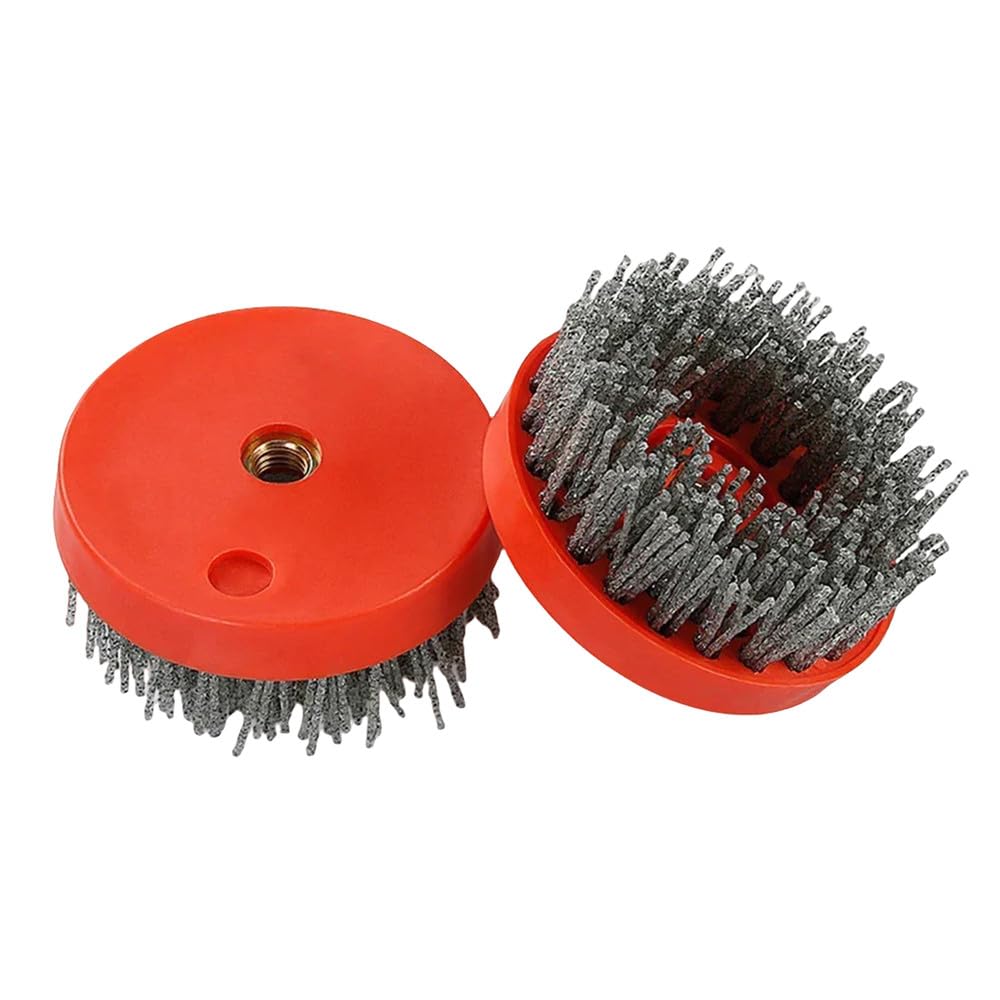 4inch 110mm/M16 Circular Abrasive Nylon Brush Stone Polish Granite Marble Clean Workshop Equipment Power Tool Grinder Wheel,M16 36 GRIT