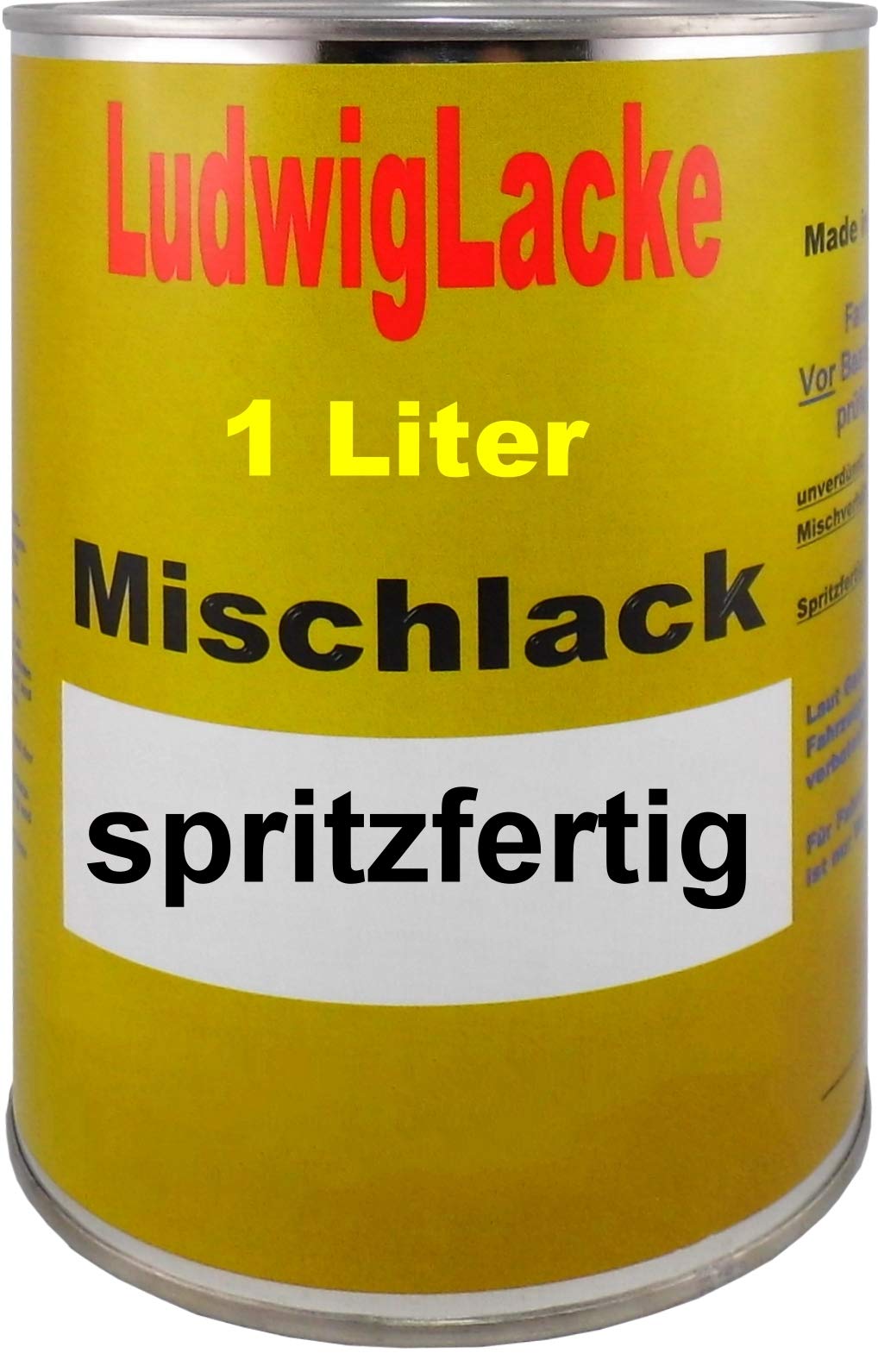 LudwigLacke 2,5 Liter Set Autolack Klarlack Härter Wunschfarbe auch Metallic für Mercedes