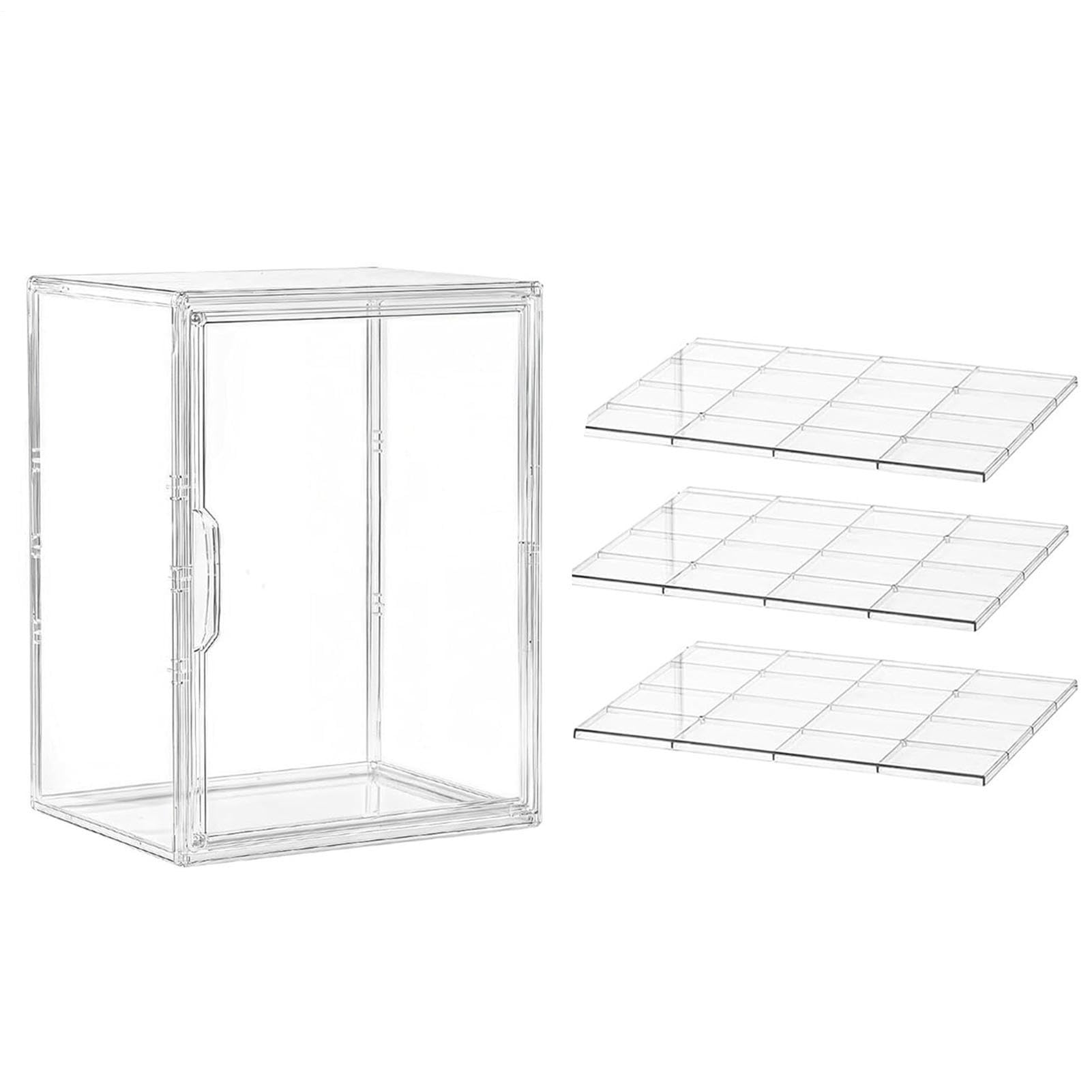 Vitrina expositora de acrílico Gran contenedor expositor transparente de | Contenedor De Pan Para Encimera De Cocina para encimera, esquina, despensa, sándwich, tostada, hogaza, masa, bol