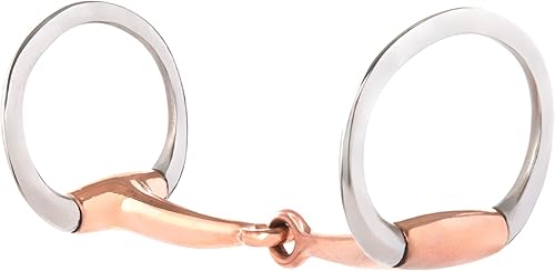 Miniatura 4 de Weaver LeatherWeaver Leather Eggbutt Snaffle Bit, 5-12" Copper Plated Mouth