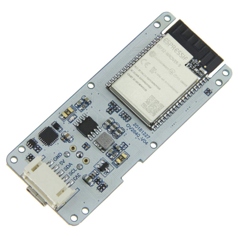 ESP32 T-Camera ESP32 WROVER PSRAM Module de caméra SPRAM ESP32-WROVER-B OV2640 avec objectif OLED-Fish-Eye 0,96"