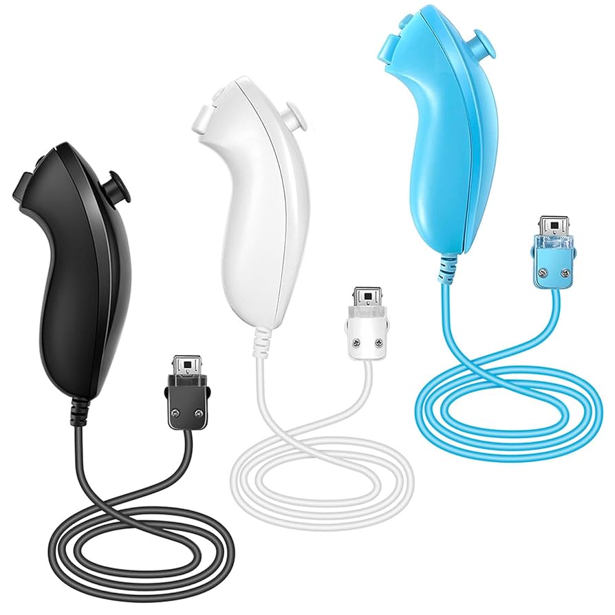 Amazon.com: NC 3 Packs Nunchuck Controller Joystick Gamepad