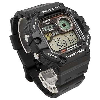 【カシオ】タイドグラフ&ムーンデータ表示機能搭載 WS-1700H-5AV Amazon | [カシオ] CASIO デジタル メンズ 腕時計 タイドグラフ