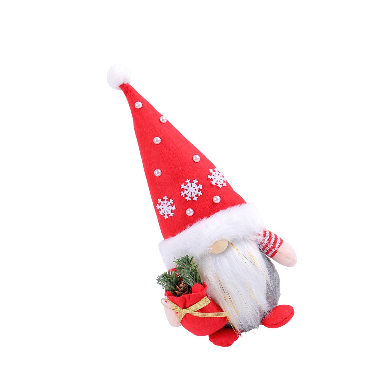 Elnwnnkc Gnomes Christmas Decoration Delicate Christmas Gnomes Decorative Plush Dolls Ornament for Home Display Tabletop Display