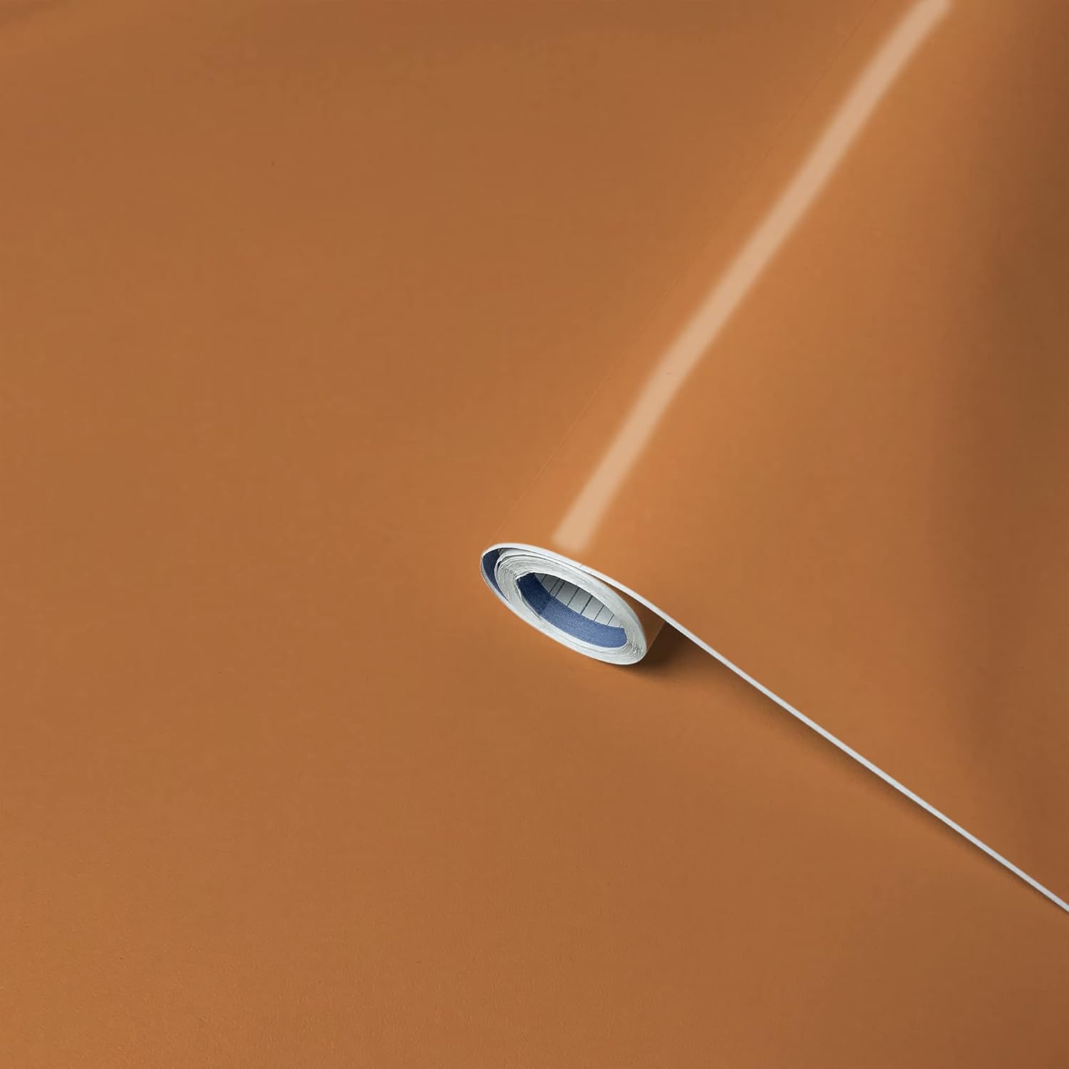 Venilia Adhesive Film Plain Matt, PVC, Orange, 67,5 x 200 cm