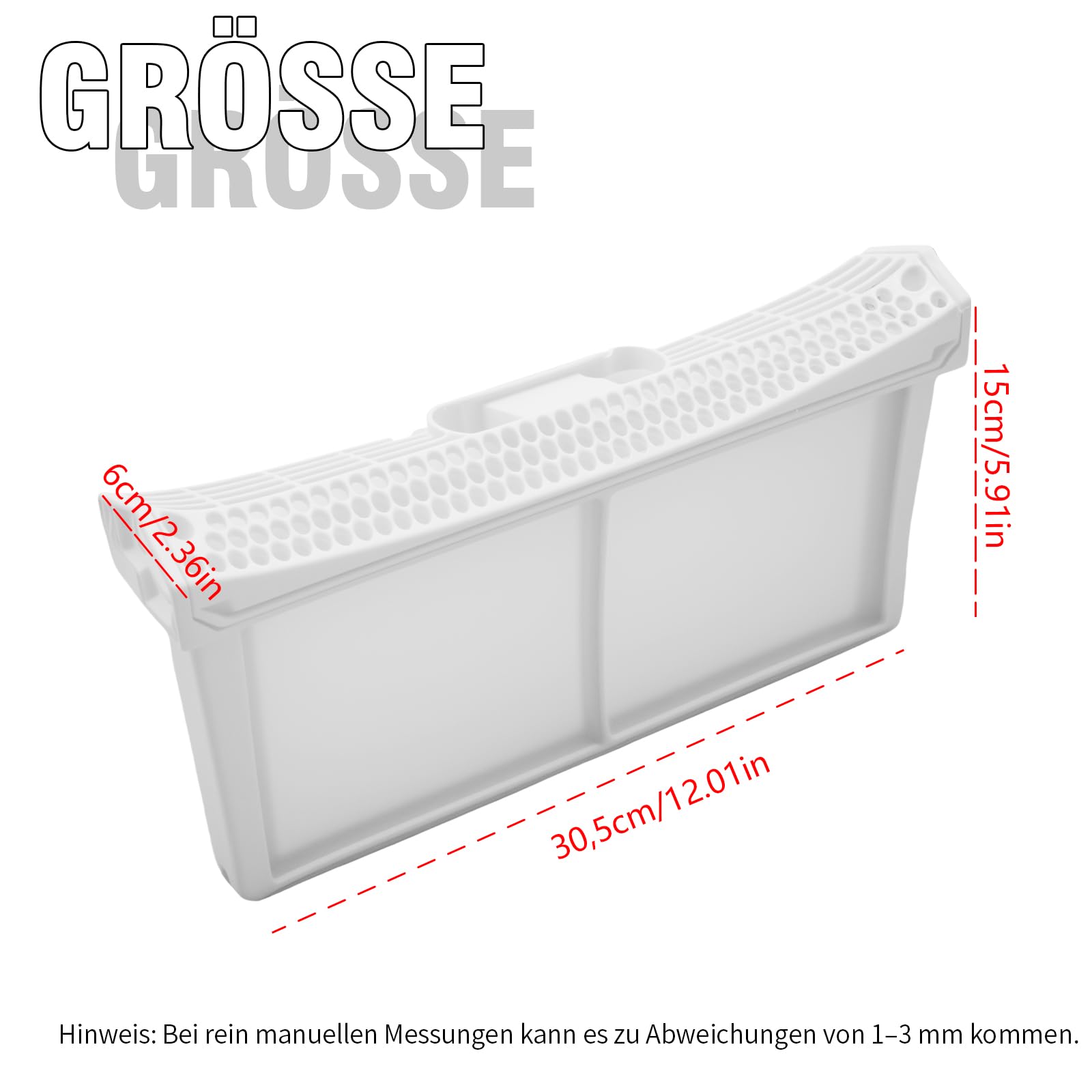 650474 Flusenfilter Ersatz für Bosch Siemens, Ersatz für Wäschetrockner und Waschmaschinen iQ300, iQ500, iQ700, Avantixx 7, EcoLogixx 7, Maxx 7, ersetzt 00650474