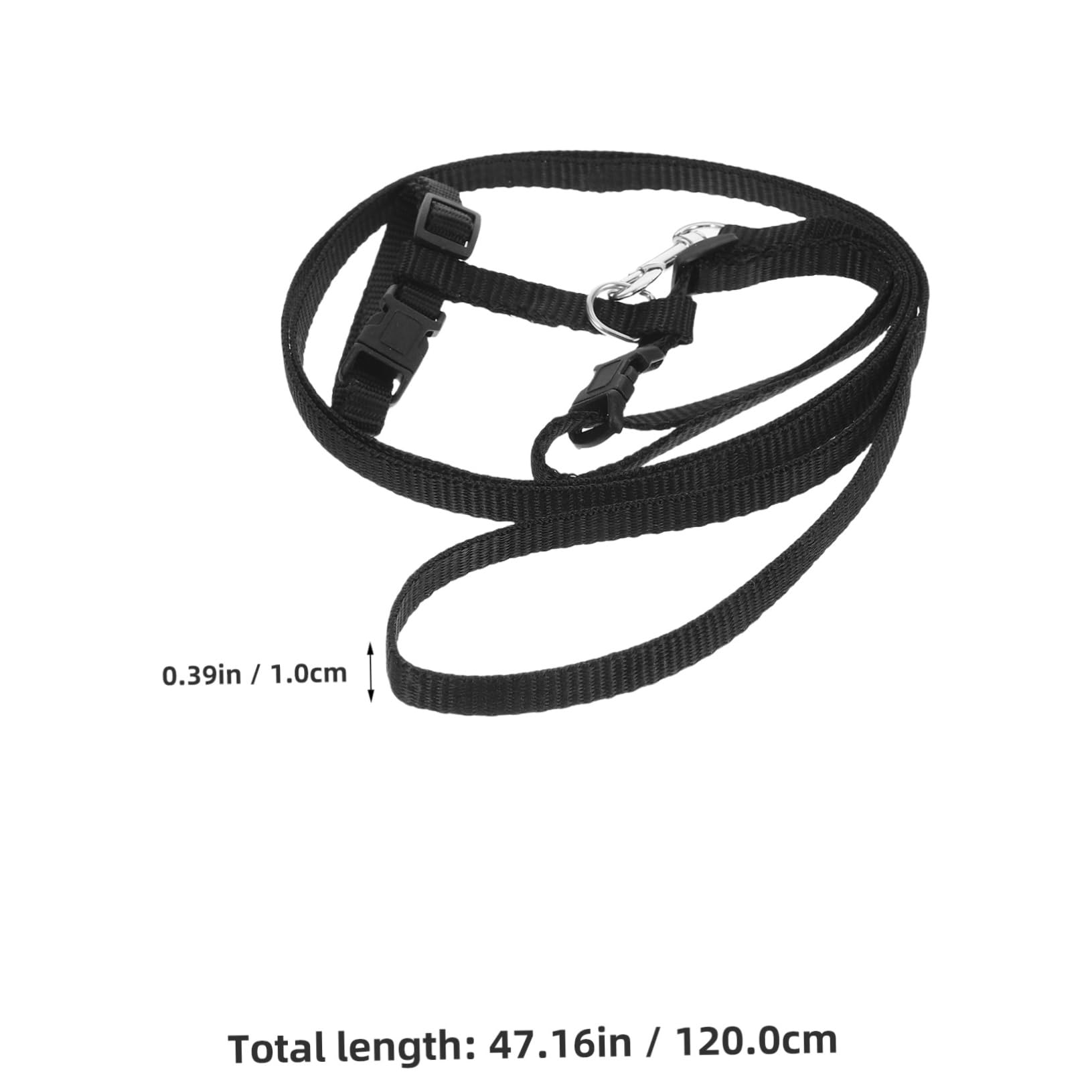 ibasenice 2 Pack Kitten Harness Leash Set Adjustable Nylon Cat Walking Harness Pressure Redistribution for Outdoor Use