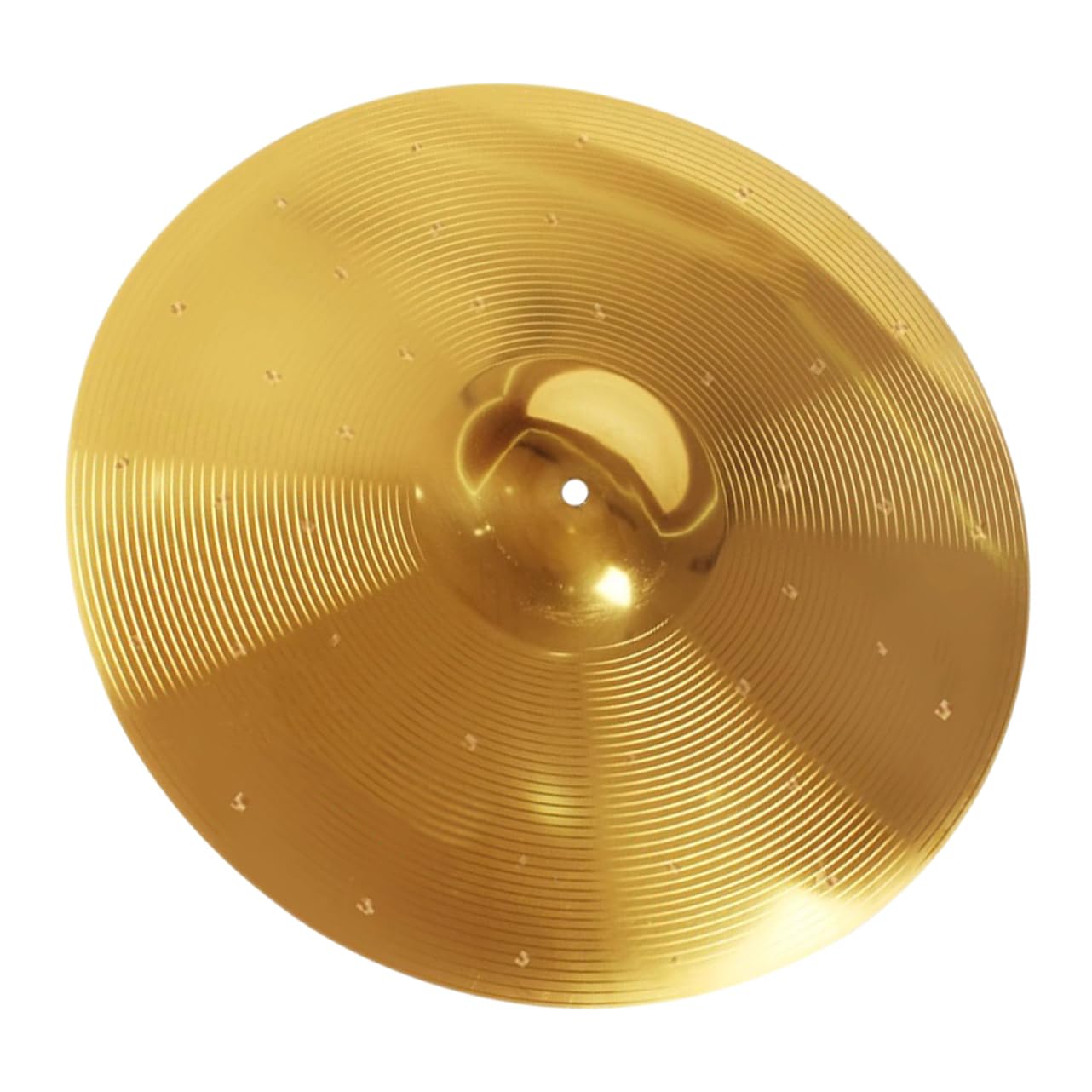 OFFSCH Practice Drum Cymbal Set 14'' Metal Jazz Drum Crash Cymbal Tilt Straight Stands Smooth