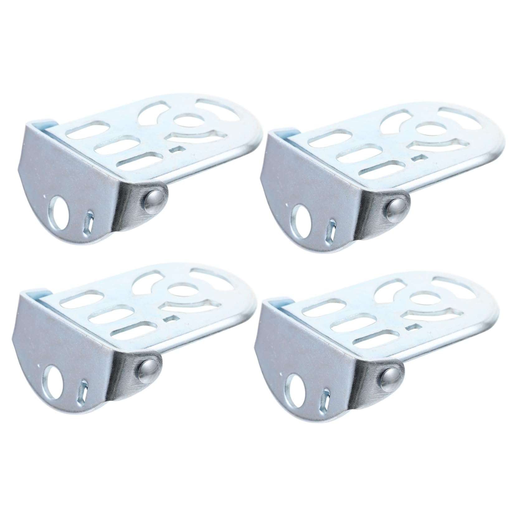 Unomor 2 Pairs Cycling Rear Foot Pegs Nonskid Metal Footrest Bike Backseats Stand Foldable Design Suitable for Mountain Bikes