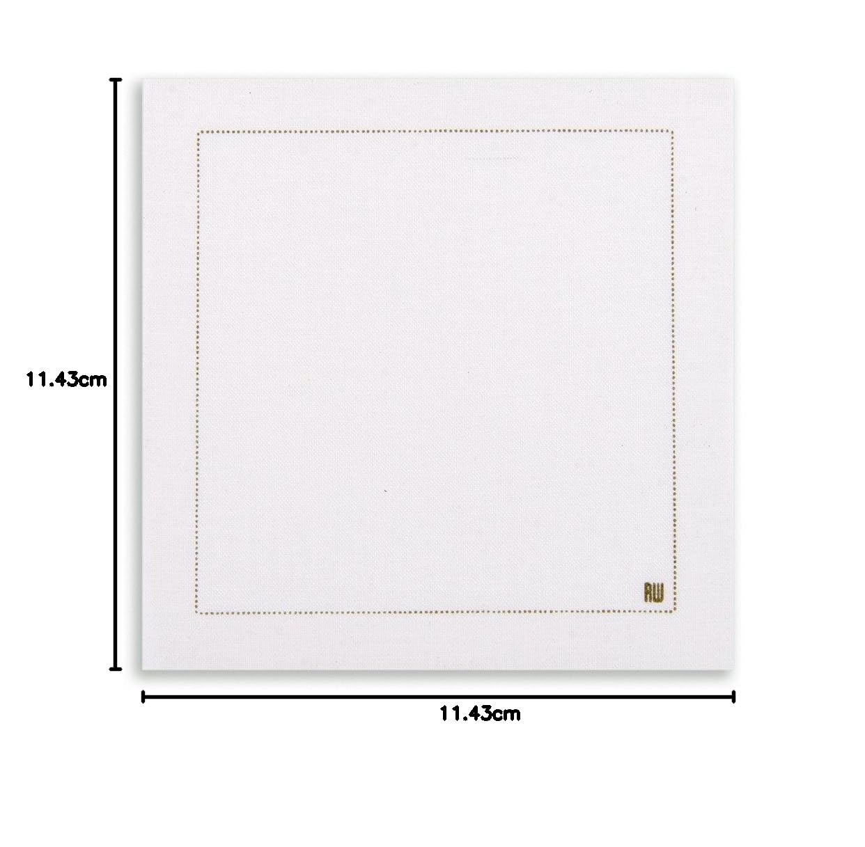Servilletas de Papel Crudo de algodón orgánico Napluxe – Servilletas de Papel Crudo Suaves y duraderas de 11,4 x 11,4 cm, Desechables y reciclables – 500 CT – Restaurantware