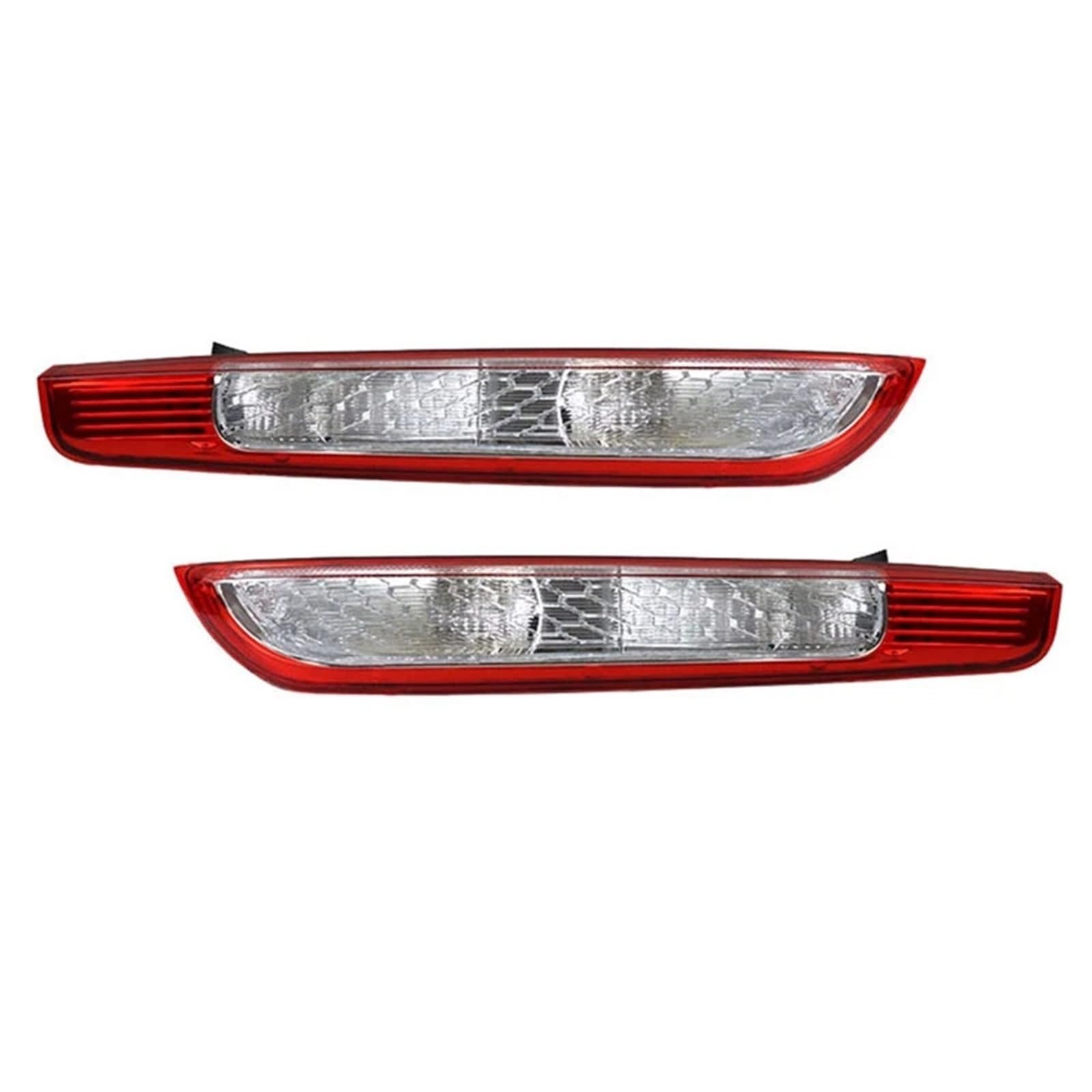 Car Taillight Compatible With Ford Focus Hatchback 2009-2013 Rear Light Tail Lamp Rear Brake Light Cover Without Bulb No Line(Red White Left)