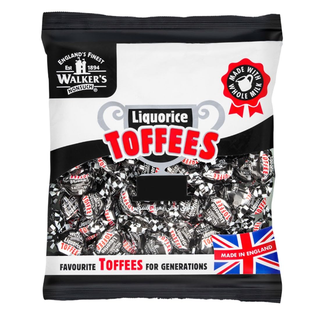 Walkers Nonsuch Toffees & Éclairs Surtido 1 kg Caramelos Masticables Premium de Regaliz Toffee Milk