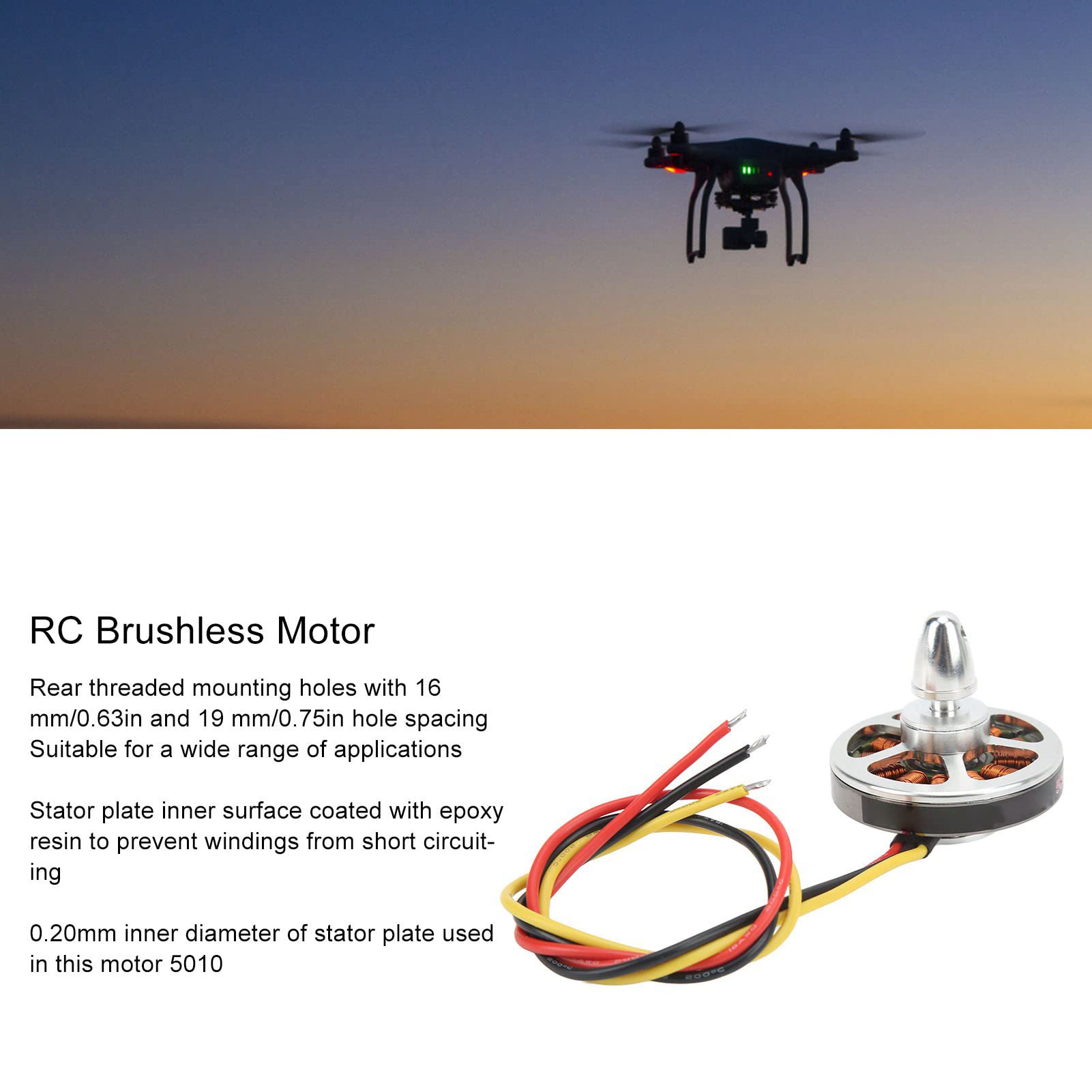 NIEUWE 5010 360KV/750KV Brushless Motoren met Hoog Koppel voor Rc