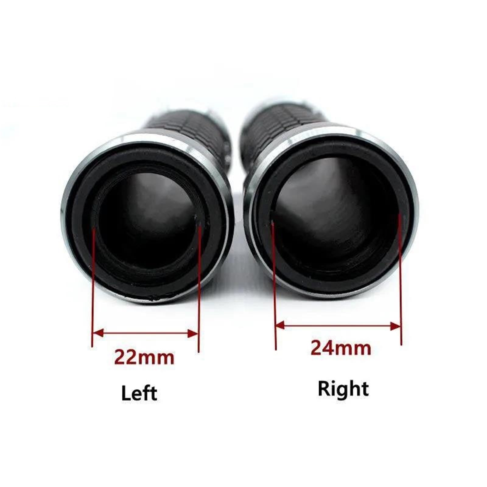 Impugnatura Manopole Per Manubrio Moto In Alluminio CNC, Impugnatura In Gomma Per HONDA MSX125/GROM 2014 2015 2016 2017 MSX 125 2018 2019-2024