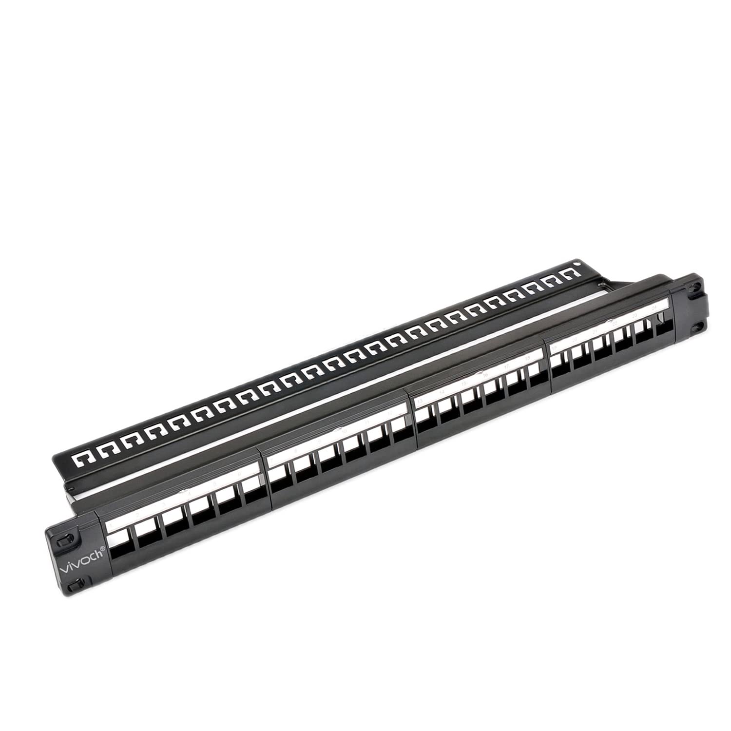 2U 48 Ports FTP Patch Panel Frame Modular Blank Wallmount or Rackmount Blank Keystone Jack Patch Panel