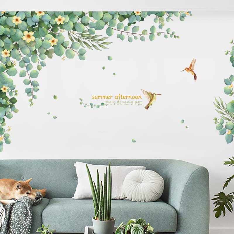Pegatinas de pared autoadhesivas flores para tapar imperfecciones 5