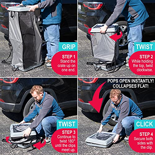 SPORT PET Canil grande aberto pop, gaiola portátil para gatos, cama impermeável para animais de esti