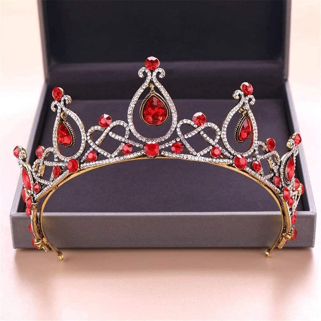 korona dekoracyjna, Księżniczka Tiara Korona z Grzebieniem Królowa Ślubu Cosplay Boże