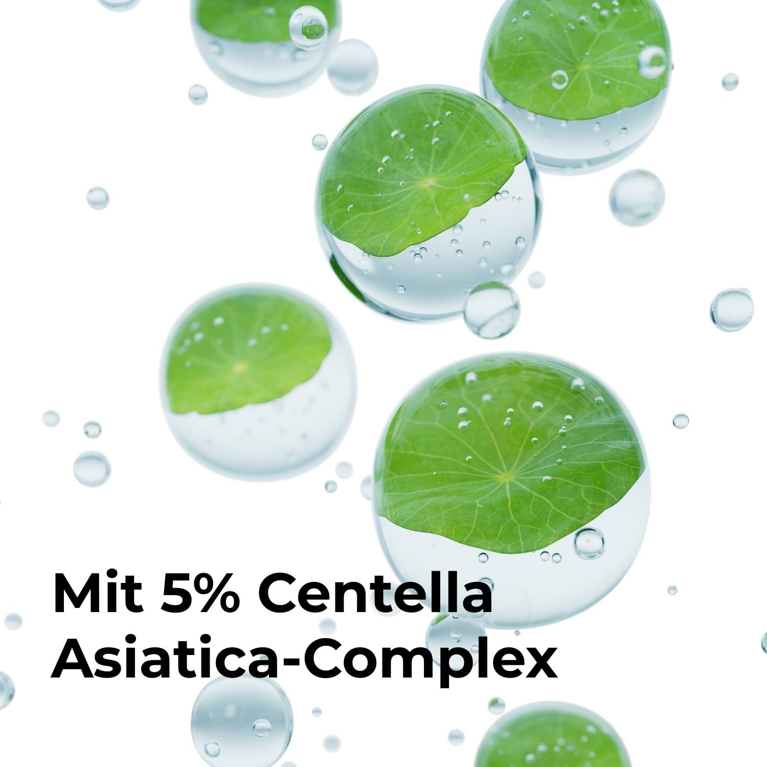 The Glass Skin Serum (50ml) – Glow & Balance Gesichtsserum mit Centella Asiatica, 5% Niacinamid & Postbiotika – verfeinert Poren & beruhigt sensible Haut – parfümfrei & vegan