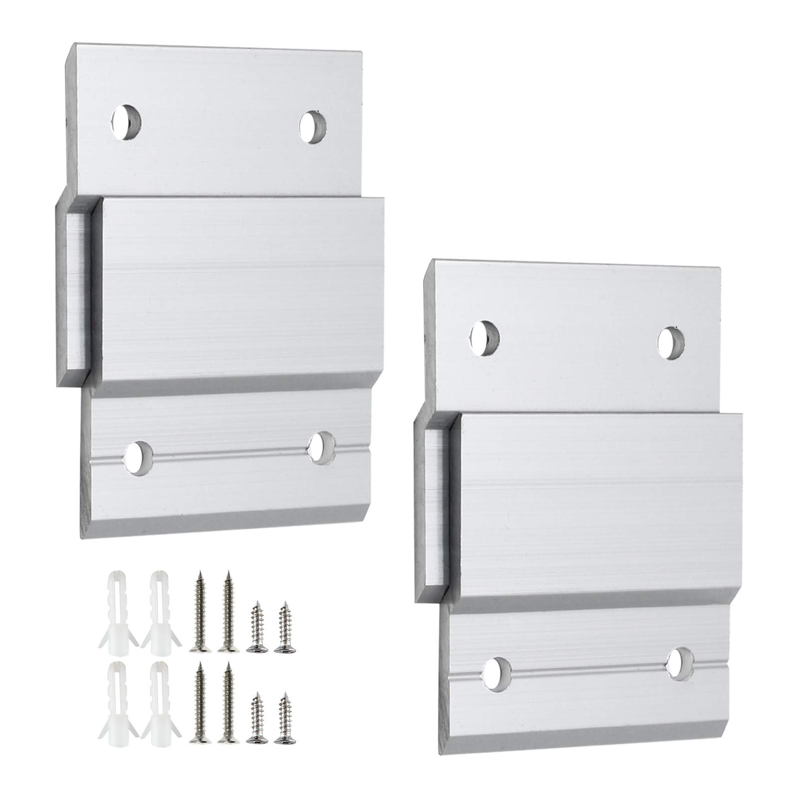 Buy Zorfeter 2" Z Hanger French Cleat Picture Hanger Kit, 2 Pairs Aluminum Alloy Interlocking Z